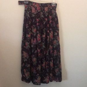 Vintage Floral Skirt